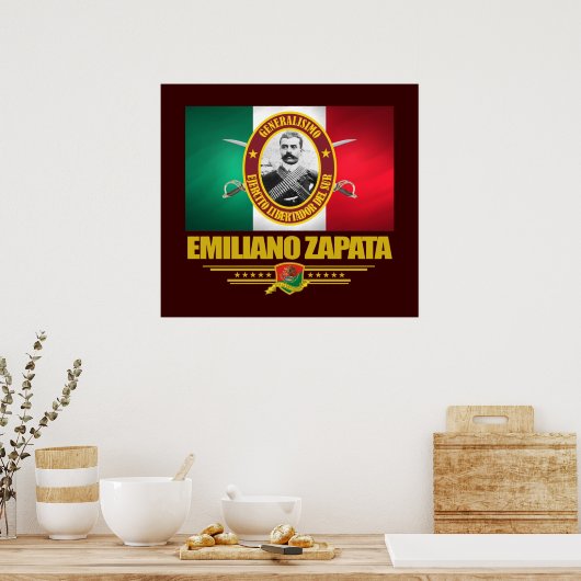 Emiliano Zapata Poster (Keuken)