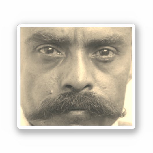 Emiliano Zapata Sticker (Voorkant)