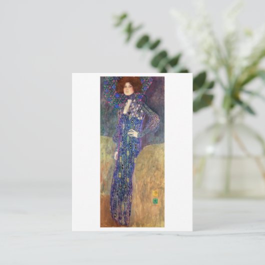 Emilie Floege, 1902 Briefkaart (Staand voorkant)