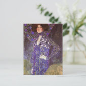 Emilie Floege door: Gustav Klimt Briefkaart (Staand voorkant)