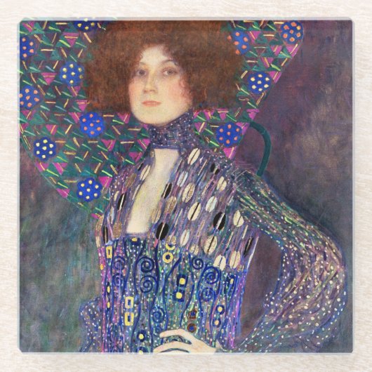 Emilie Floege Glazen Onderzetter (Voorkant)