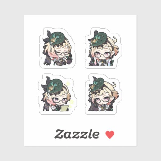 Emilie Genshin Impact 4 stickersheet Sticker (Vel)