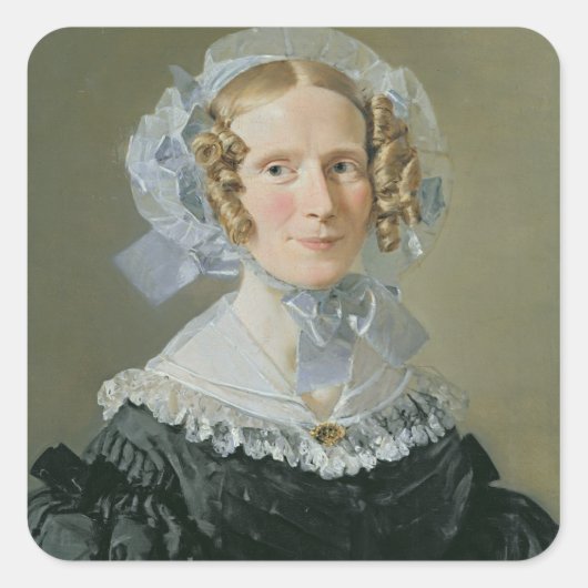 Emilie Kessel 1839 Vierkante Sticker (Voorkant)
