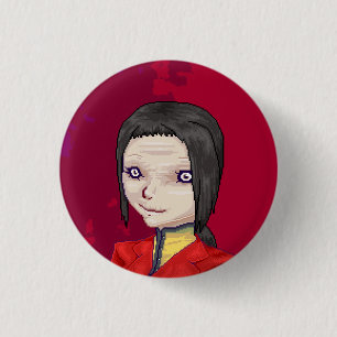 Emilie - kleine pin-back ronde button 3,2 cm