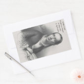 Emilie Luise Friderica Mayer Rechthoekige Sticker (Envelop)