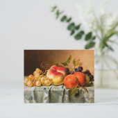 Emilie Preyer: Vruchten met vliegen Briefkaart (Staand voorkant)