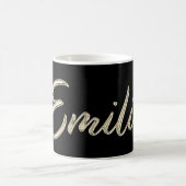 Emilio Name whitegold Tasse Teetasse Kaffeetasse Koffiemok (Center)