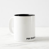 Emilio Oregonian_cropped, PDX Chef.com Tweekleurige Koffiemok (Voorkant links)