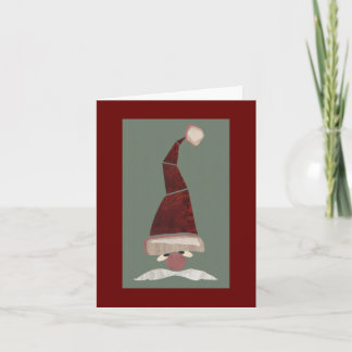 Emil's Santa, Mid-Century Modern Christmas Kaart