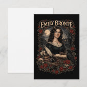 Emily Brontë Bedankkaart (Voorkant / Achterkant)