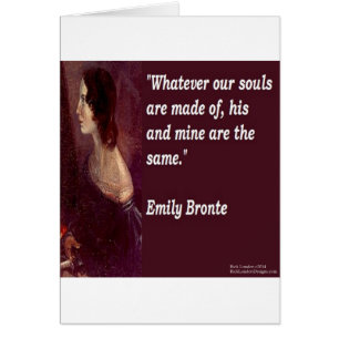 Emily Bronte & beroemd Onze zielen citaat