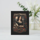 Emily Brontë Briefkaart (Staand voorkant)