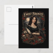 Emily Brontë Briefkaart (Voorkant / Achterkant)
