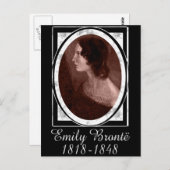 Emily Brontë Briefkaart (Voorkant / Achterkant)