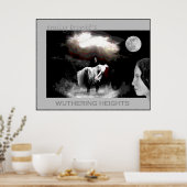 Emily Bronte joins Heathcliff en Cathy Poster (Keuken)