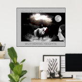 Emily Bronte joins Heathcliff en Cathy Poster (Thuiskantoor)