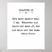 Emily Bronte Quote Poster (Voorkant)