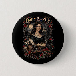 Emily Brontë Ronde Button 5,7 Cm