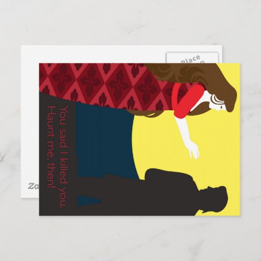 Emily Bronte/Wuthering Height-cadeauontwerp Briefkaart (Voorkant / Achterkant)