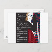 Emily Bronte/Wuthering Height-cadeauontwerp met q Briefkaart (Voorkant / Achterkant)