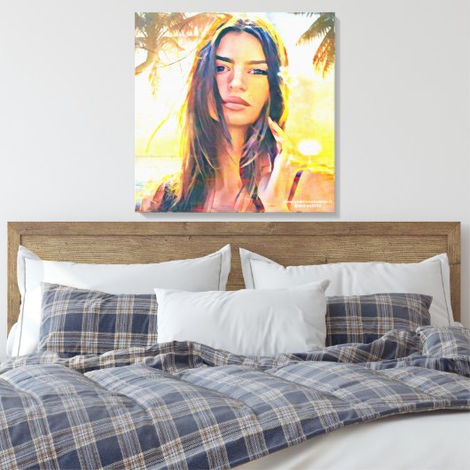 Emily Canvas Print (Insitu (Slaapkamer))