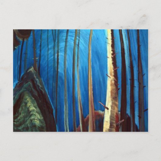 Emily Carr - Blue Sky Briefkaart (Voorkant)