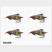 Emily Carr Fly; Rechthoekige Sticker (Vel)