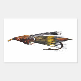 Emily Carr Fly; Rechthoekige Sticker