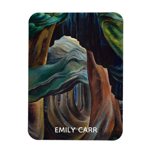 Emily Carr - Forest British Columbia schilderij Magneet (Verticaal)