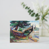 Emily Carr Indian War Canoe Canadian Briefkaart (Staand voorkant)
