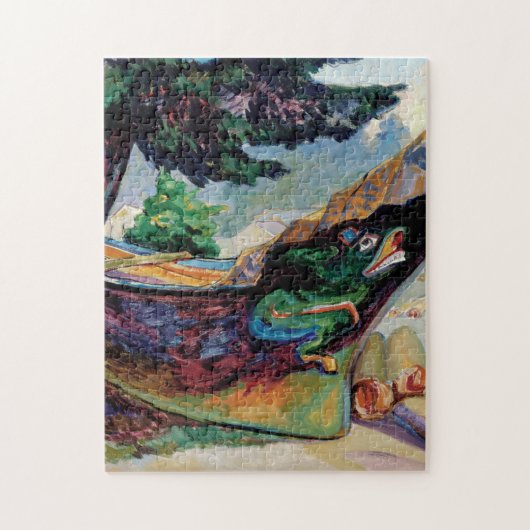 Emily Carr Indian War Canoe Legpuzzel (Verticaal)