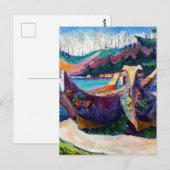  Emily Carr Painting Native Canadian War Canoes Po Briefkaart (Voorkant / Achterkant)