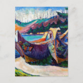  Emily Carr Painting Native Canadian War Canoes Po Briefkaart (Voorkant)