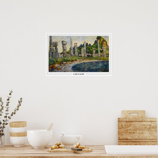 Emily Carr Zedign Art Poster #10 (Keuken)