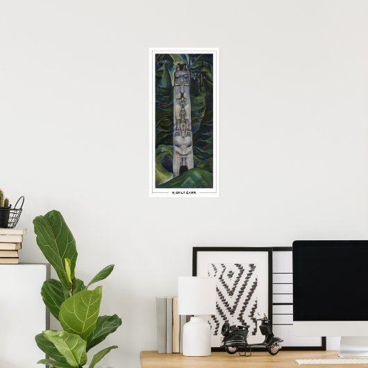 Emily Carr Zedign Art Poster #12 (Thuiskantoor)