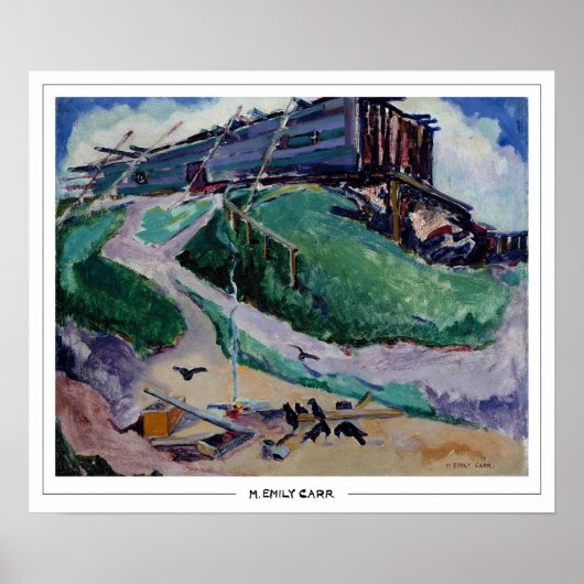 Emily Carr Zedign Art Poster #245 (Voorkant)