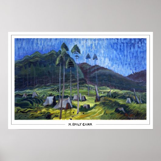 Emily Carr Zedign Art Poster #3 (Voorkant)