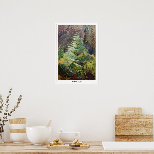 Emily Carr Zedign Art Poster #64 (Keuken)