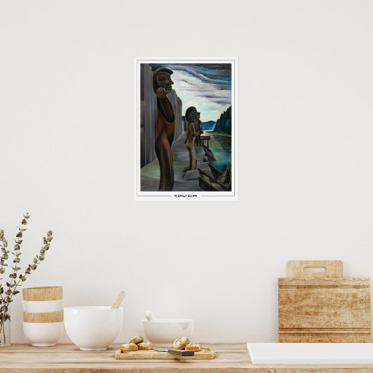 Emily Carr Zedign Art Poster #9 (Keuken)