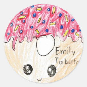Emily: Cirkelsticker Ronde Sticker