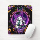 Emily Crystal Ball Flower Rainbow Fairy Mousepad Muismat (Met muis)