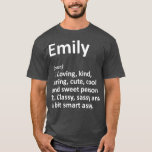 EMILY Definition Personal Name Funny Gift T-shirt<br><div class="desc">EMILY Definition Personalized Name Funny Gift. Bekijk onze verjaardag voor de selectie van shirten voor de allerbeste in unieke of aangepaste handgemaakte stukken van onze winkels.</div>