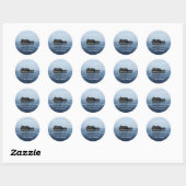 Emily Dickenson Inspirerend QUOTE voor genezing Ronde Sticker (Vel)