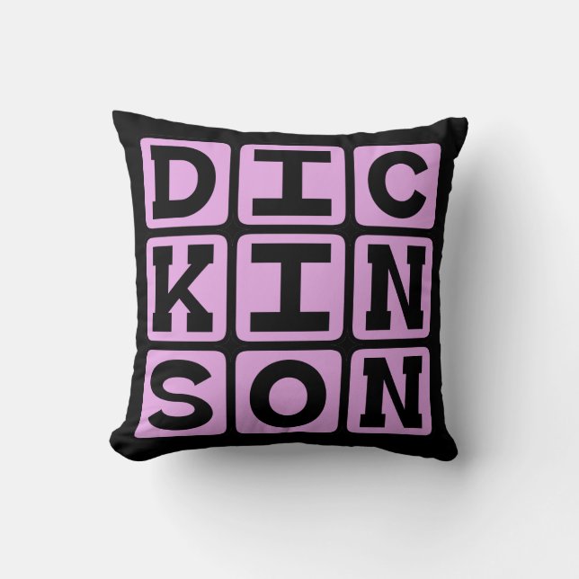 Emily Dickinson, Amerikaanse dichter Kussen (Voorkant)
