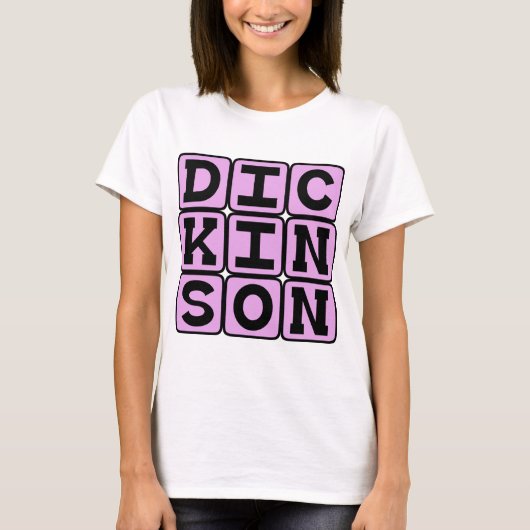 Emily Dickinson, Amerikaanse dichter T-shirt (Voorkant)
