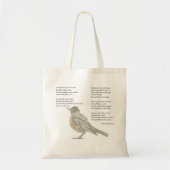Emily Dickinson Bird Poem Tas (Voorkant)