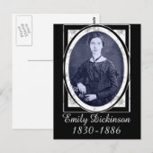 Emily Dickinson Briefkaart (Voorkant / Achterkant)