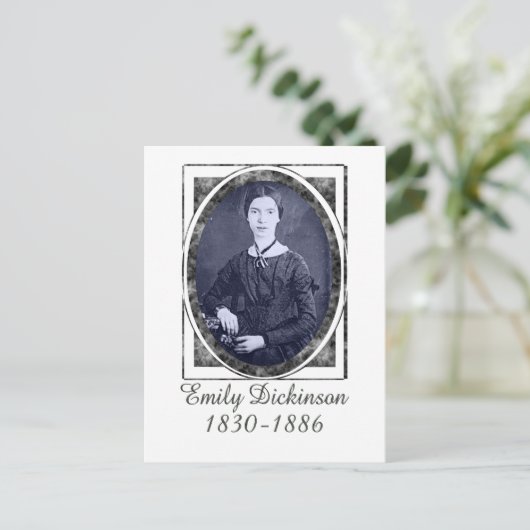 Emily Dickinson Briefkaart (Staand voorkant)