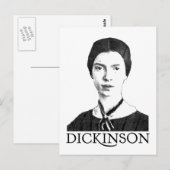 Emily Dickinson Briefkaart (Voorkant / Achterkant)