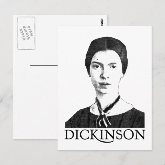 Emily Dickinson Briefkaart (Voorkant / Achterkant)
